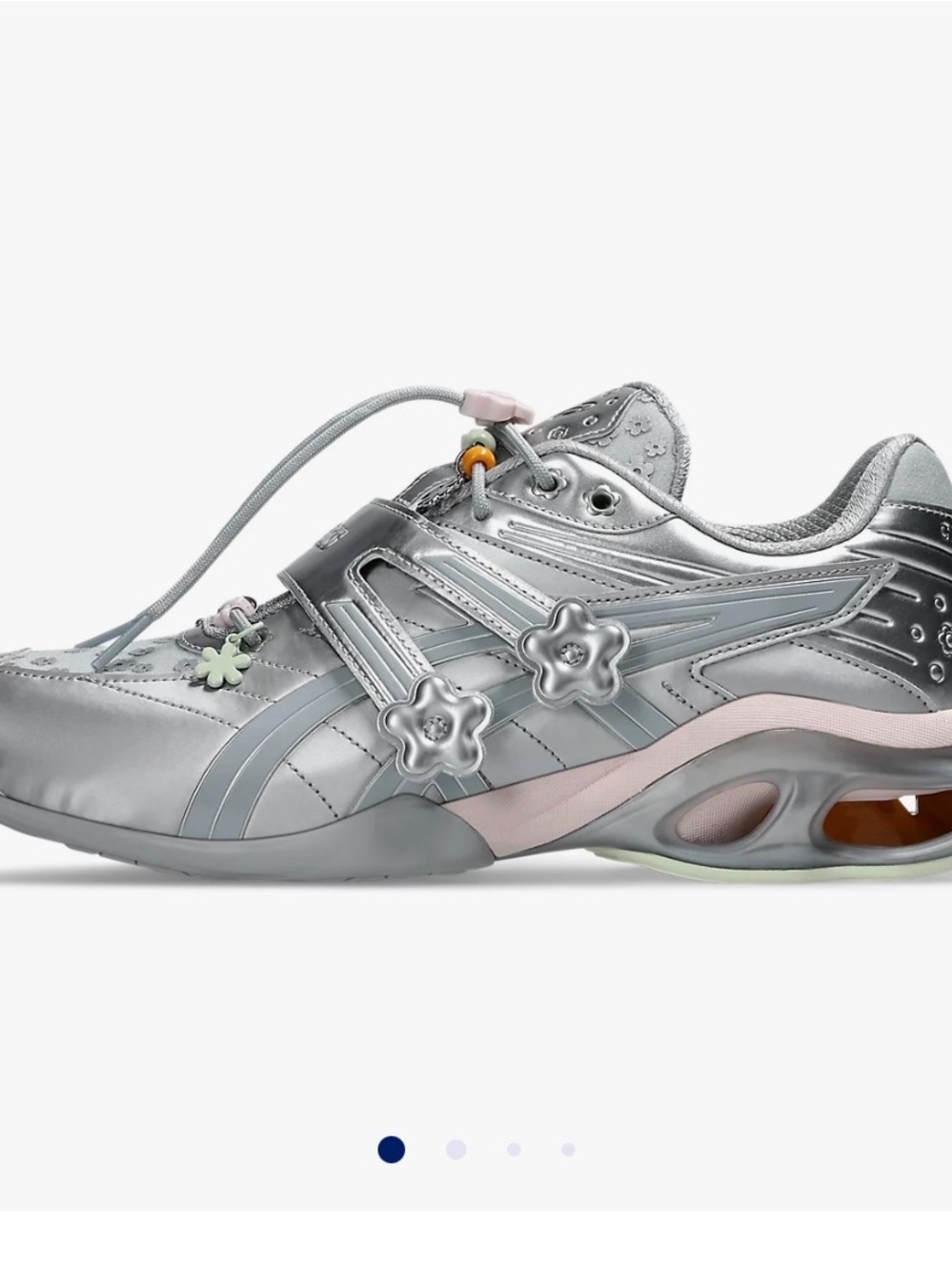 cecilie bahnsen x gel kinetic fr asics silver size 39 (us women’s 7.5)